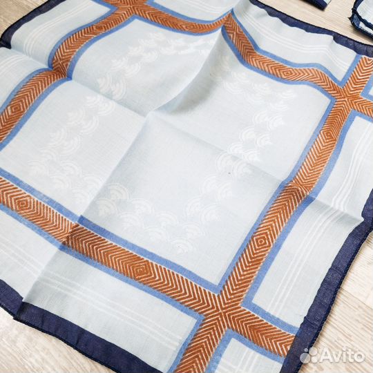 Мужские носовые платки СССР голубые