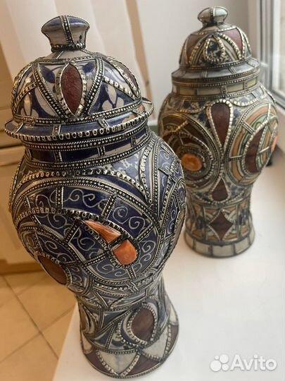 Вазы декоративные в восточном стиле