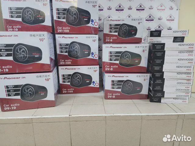 Сабвуфер Pro.Pioneer, 10 дюймов 1600 W новый