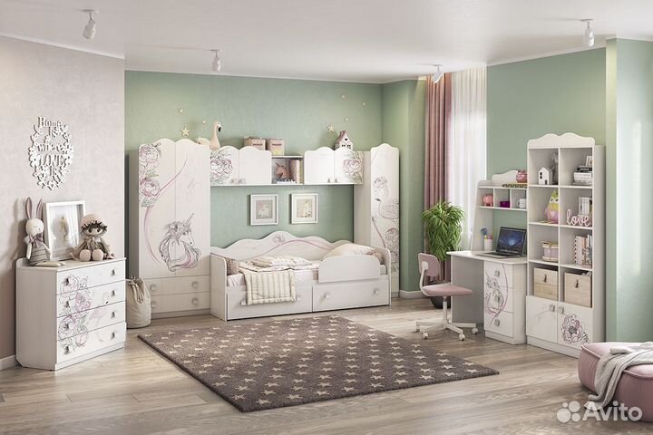 Фэнтези Комод белый рамух