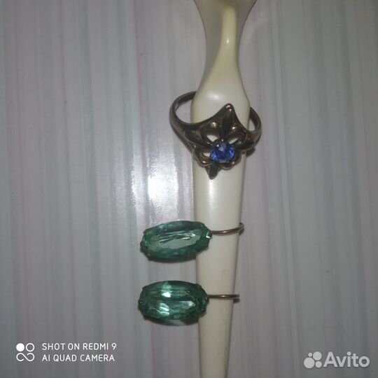 Серьги серебро