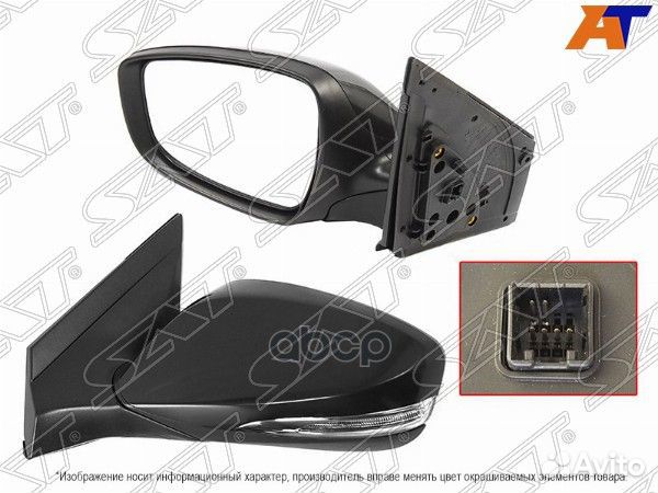 Зеркало hyundai solaris 10-17 LH обогрев, поворот