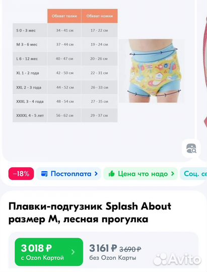 Трусики для плавания Splash about