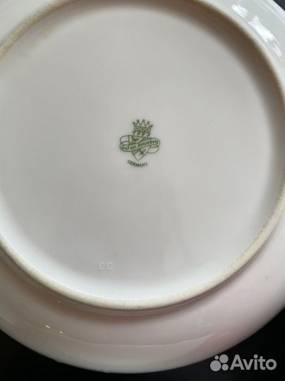 Набор Фарфор ГДР Клеймо тарелки салатники