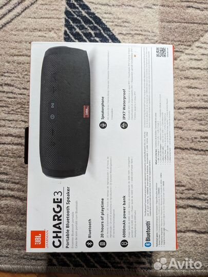 Колонка jbl charge 3