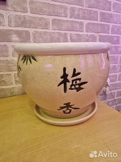 Горшок для цветов керамика большой