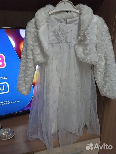 Болеро для девочки 110 116 белое