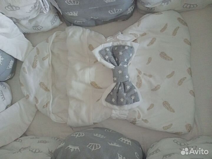 Конверт на выписку с ушками лето-осень