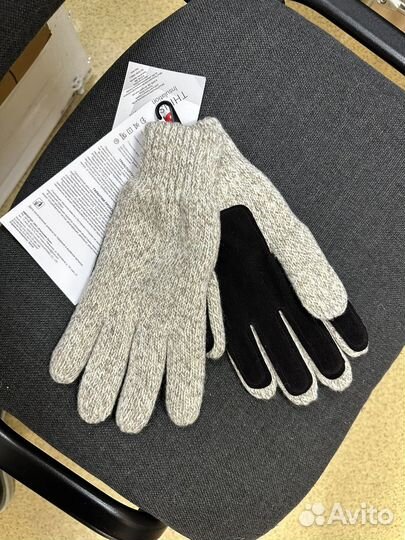 Перчатки шерстяные Какасы хаски с налодонником