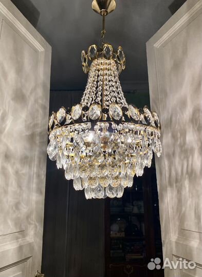 Хрустальная люстра СССР 