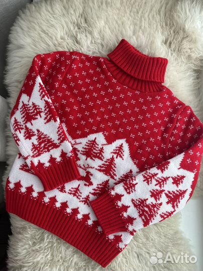 Свитер новогодний 104-110