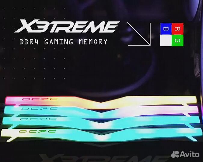 Оперативная память 8 Gb 3200 MHz ocpc X3treme RGB