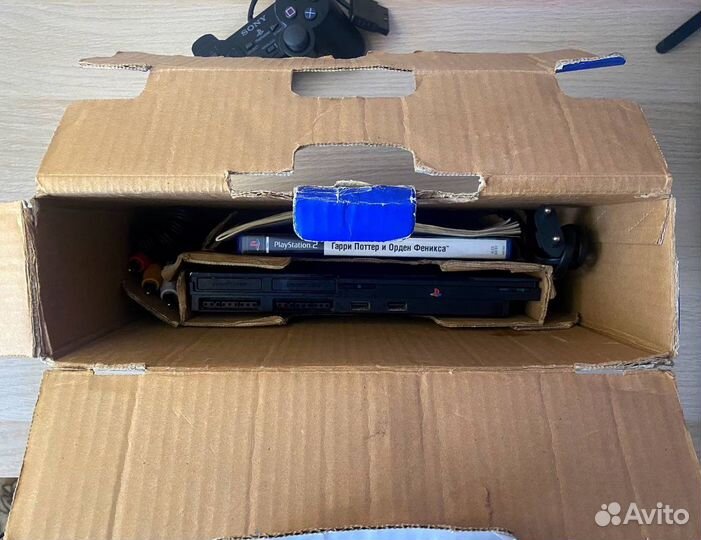 Sony PS2 Slim / Коробка & Пломба & Лиц. игра