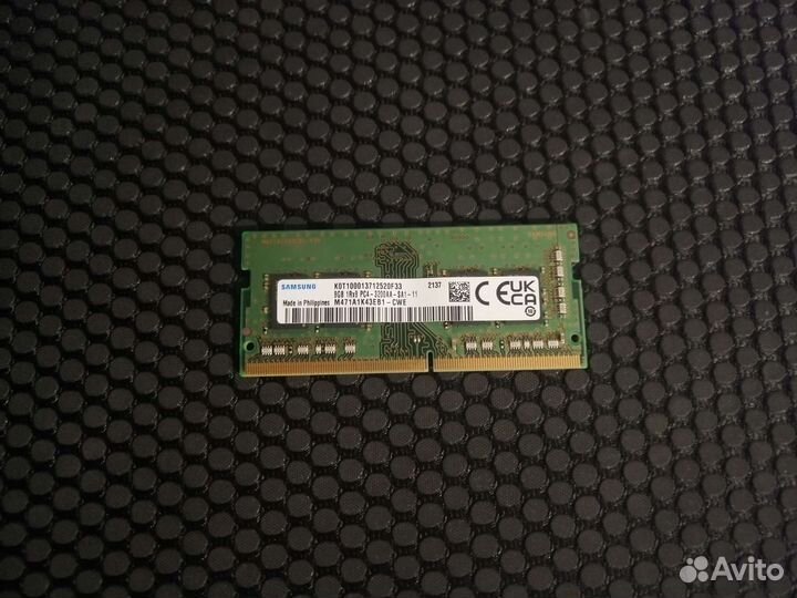 SO-dimm samsung ddr4 8gb 3200 мгц