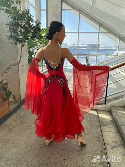 Платье для бальных танцев стандарт ю2