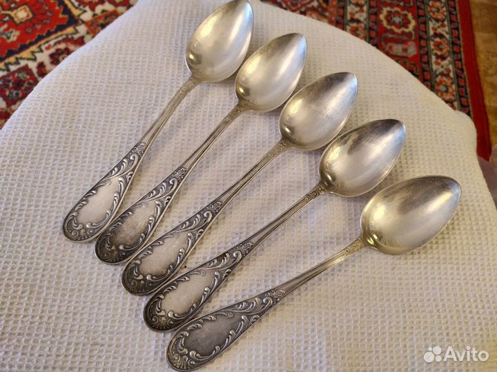Мельхиор СССР - ложки столовые чайные и вилки