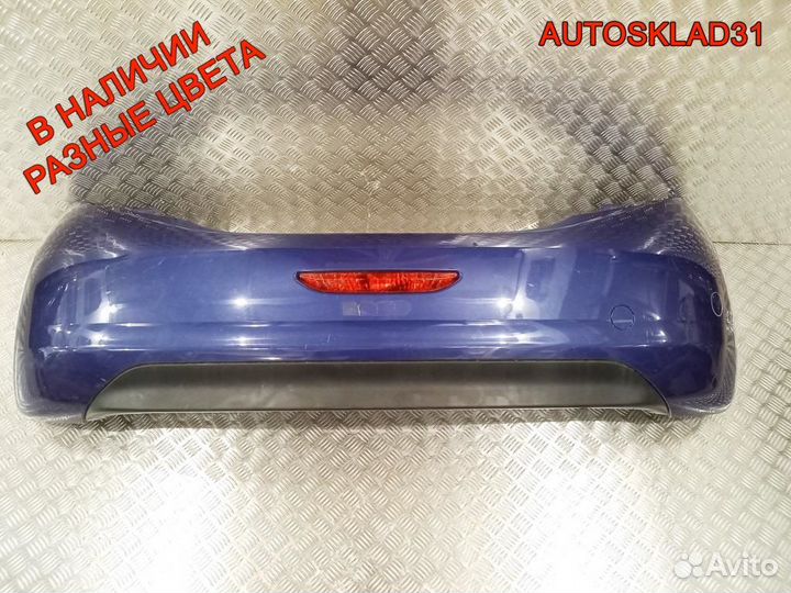 Бампер задний Peugeot 208 1607254580 Хетчбэк