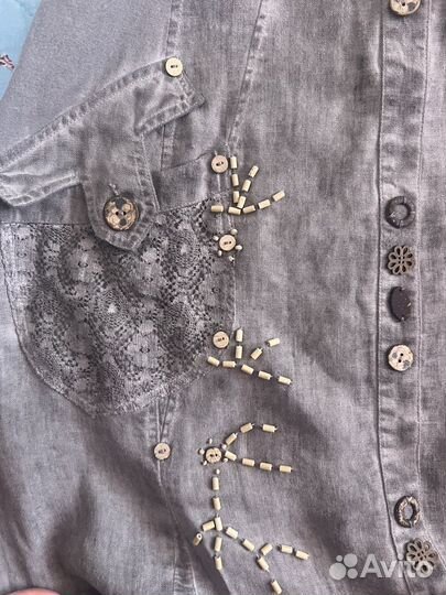 Платье льняное 50 52