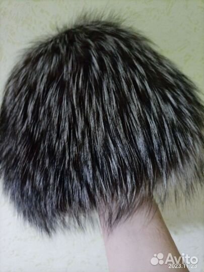 Шапка из чернобурки