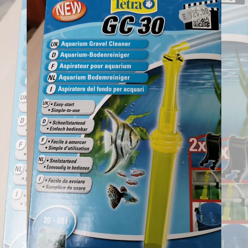 Tetra GC 30 грунтоочиститель (сифон)