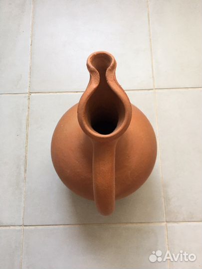 Кувшин глиняный новый