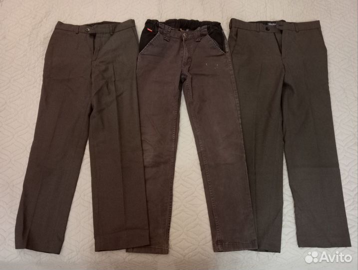 Поло, рубашки и брюки на рост 140