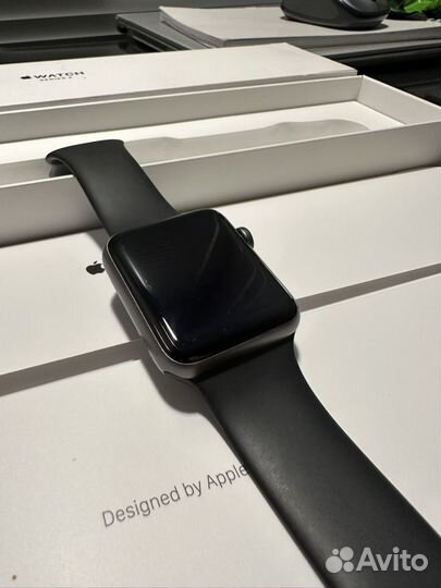 Часы apple watch series 3 42 mm Space Gray Ростест