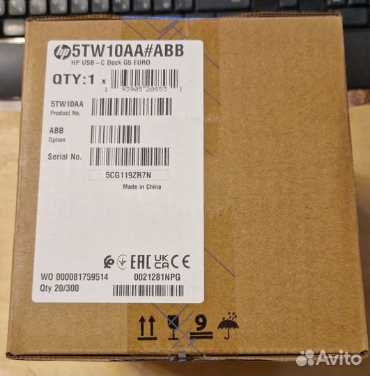 HP USB - C Dock G5 Док станция. Новая