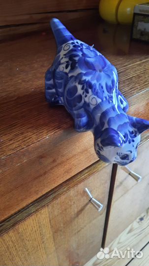 Кошка гжель