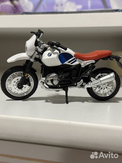 Коллекционная модель мотоцикл bmw