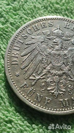 5 марок 1900 год А., Пруссия королевство