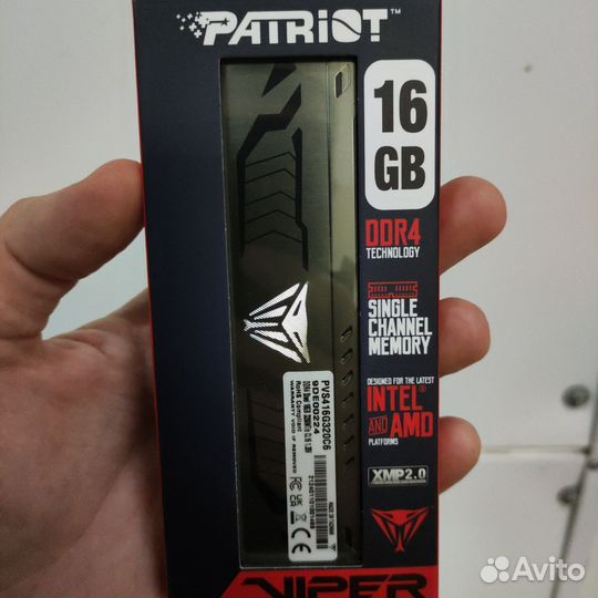 Оперативная память ddr4 16gb Viper