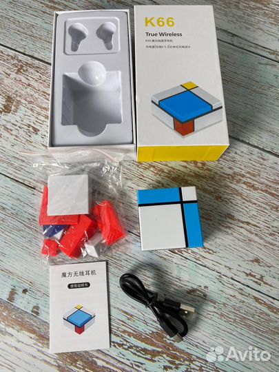 Наушники беспроводные K66 новые