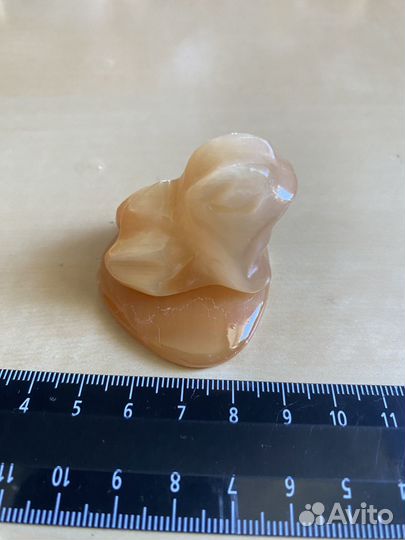 Сувенир фигурка лягушка селенит