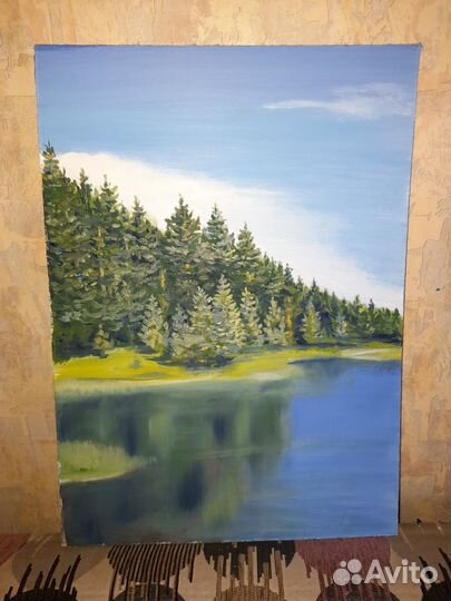 Картины маслом ручной работы