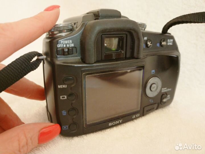Зеркальный фотоаппарат sony Alpha A-100