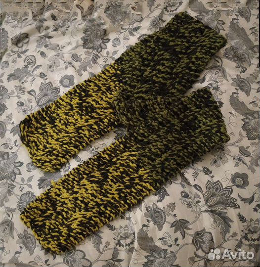 Шарф тёплый ручной работы