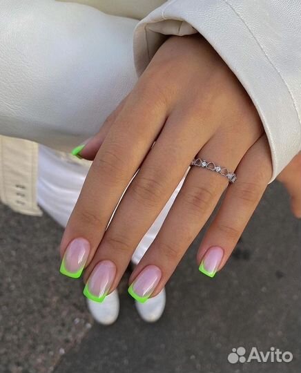 Наращивание ногтей гель лак
