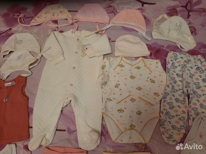 Пакет вещей для девочки 0-6мес