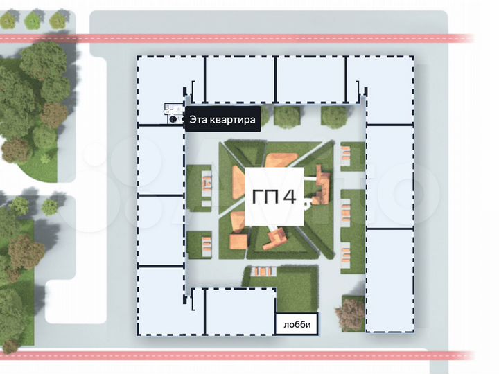 1-к. квартира, 30,4 м², 8/16 эт.