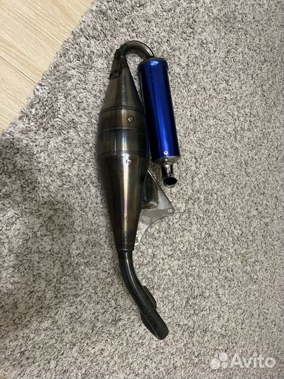 Тюнинг глушитель саксафон на suzuki lets 2