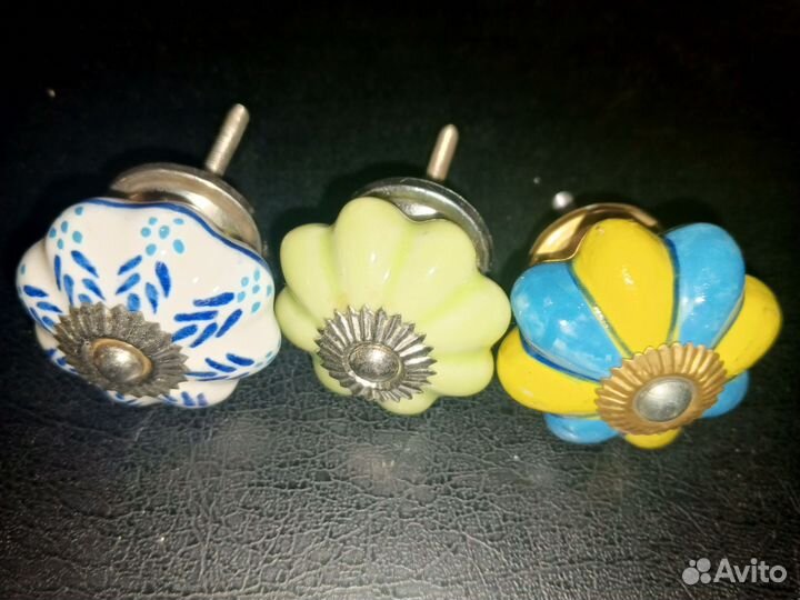 Мебельные ручки керамика винтаж Германия