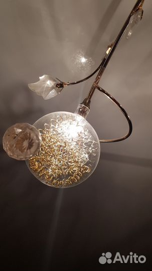 Люстра потолочная бу
