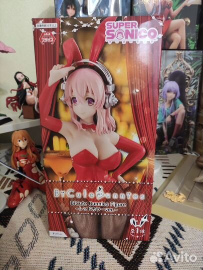 Фигурка аниме Сонико/ Super Sonico Red Bunny Girl