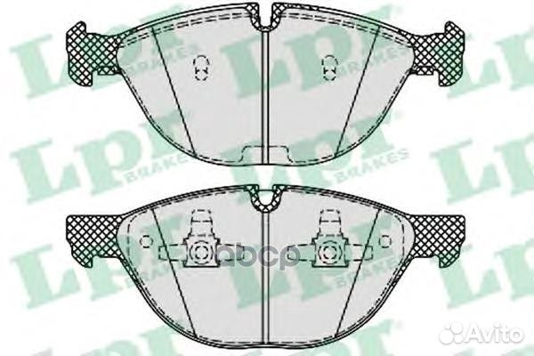 Колодки тормозные дисковые 05P1518 Lpr