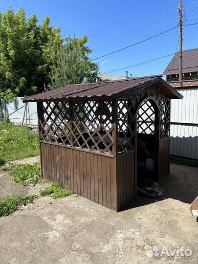 Беседка садовая из дерева