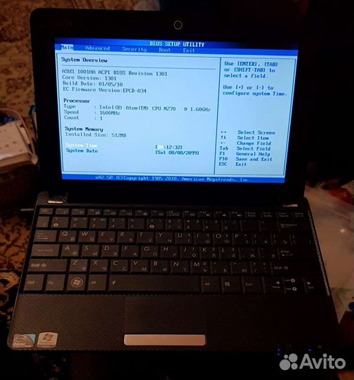 Материнская плата Asus Eee PC 1001HA