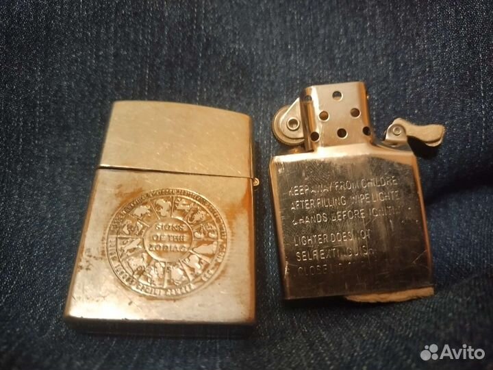 Зажигалка zippo медная