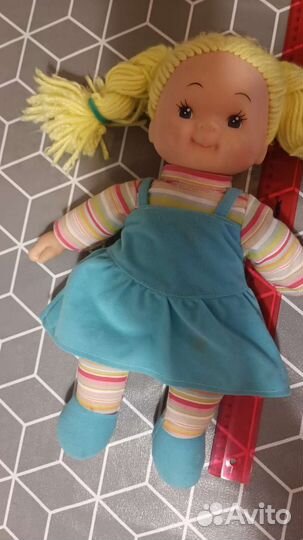 Кукла, собачка, мягкие игрушки