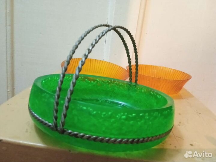 Конфетницы. Вздутое советское оргстекло и пластик